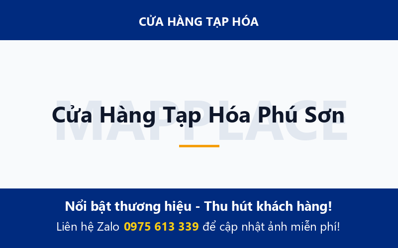 Cửa Hàng Tạp Hóa Phú Sơn