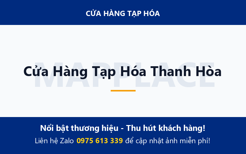 Cửa Hàng Tạp Hóa Thanh Hòa
