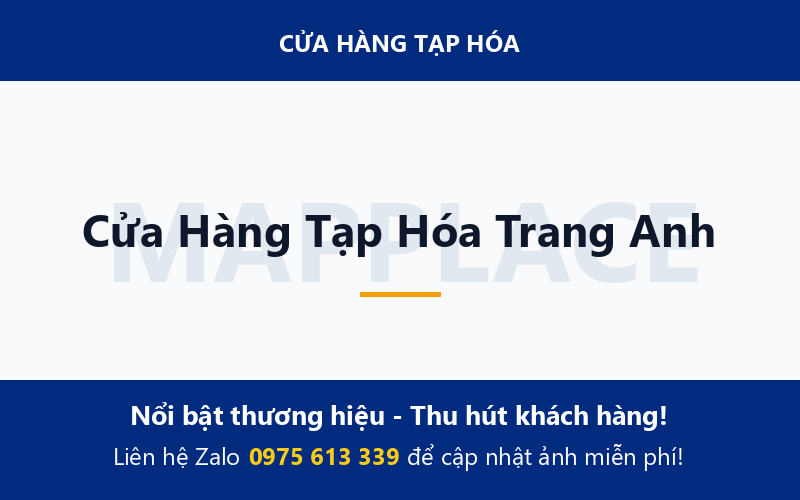 Cửa Hàng Tạp Hóa Trang Anh
