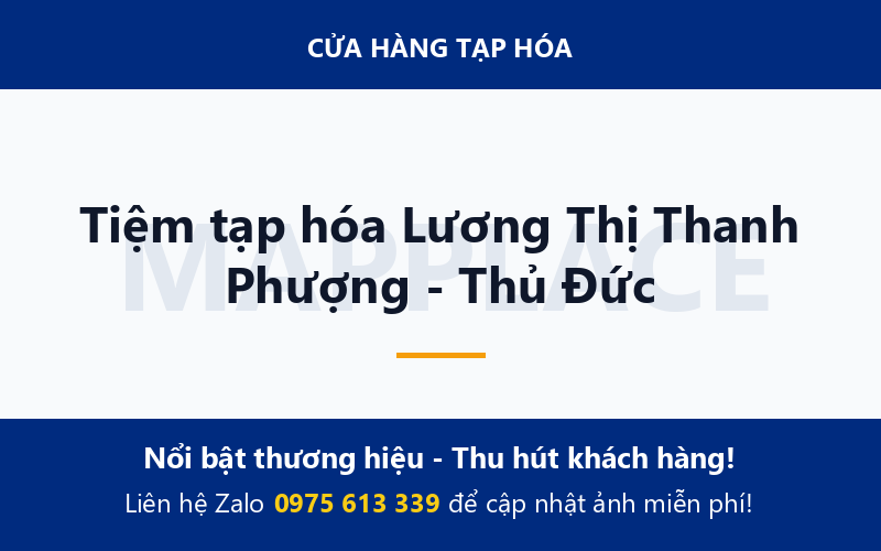 Tiệm tạp hóa Lương Thị Thanh Phượng - Thủ Đức