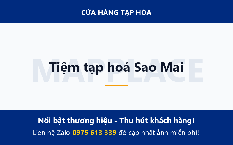 Tiệm tạp hoá Sao Mai
