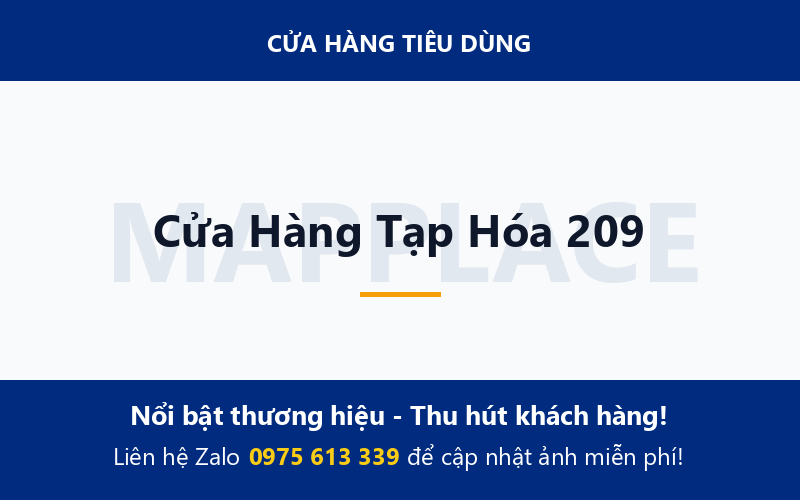 Cửa Hàng Tạp Hóa 209