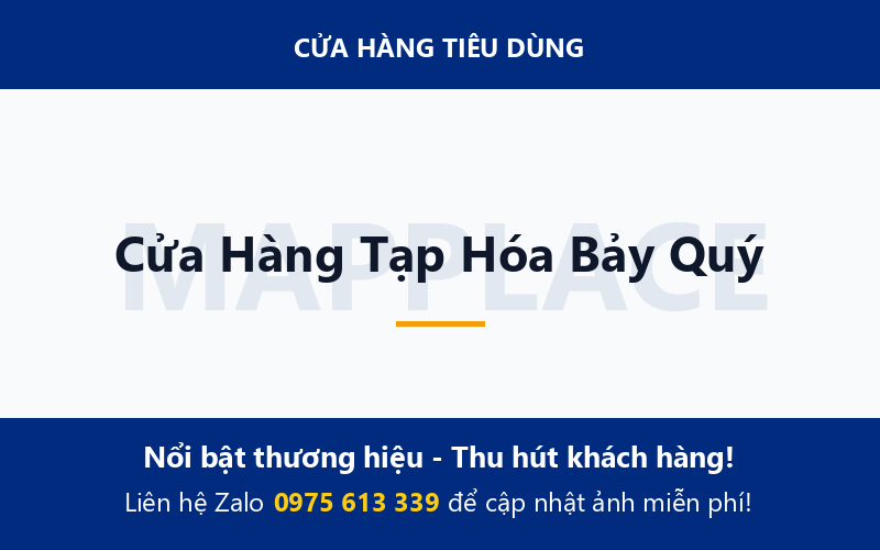 Cửa Hàng Tạp Hóa Bảy Quý