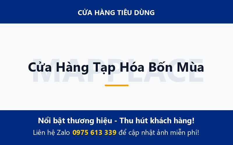 Cửa Hàng Tạp Hóa Bốn Mùa
