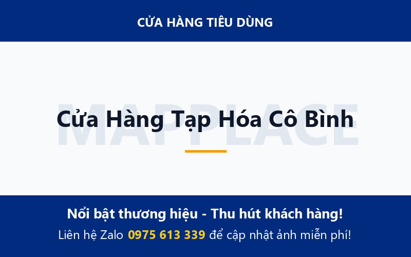 Cửa Hàng Tạp Hóa Cô Bình