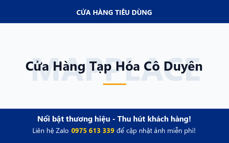 Cửa Hàng Tạp Hóa Cô Duyên