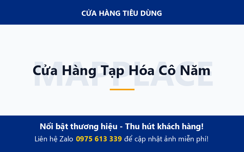 Cửa Hàng Tạp Hóa Cô Năm