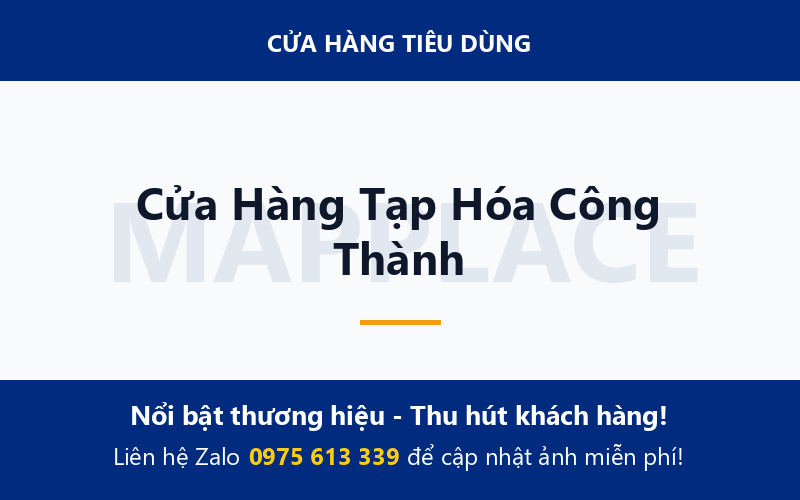 Cửa Hàng Tạp Hóa Công Thành