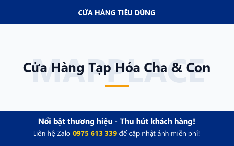 Cửa Hàng Tạp Hóa Cha & Con