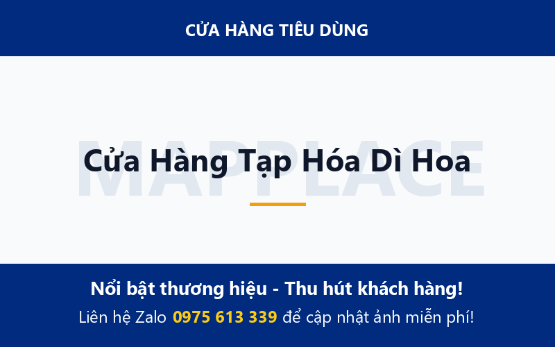 Cửa Hàng Tạp Hóa Dì Hoa