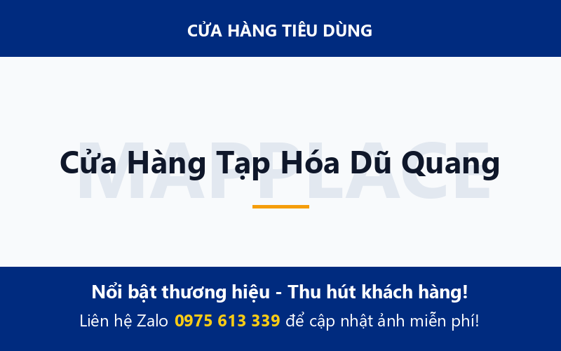 Cửa Hàng Tạp Hóa Dũ Quang