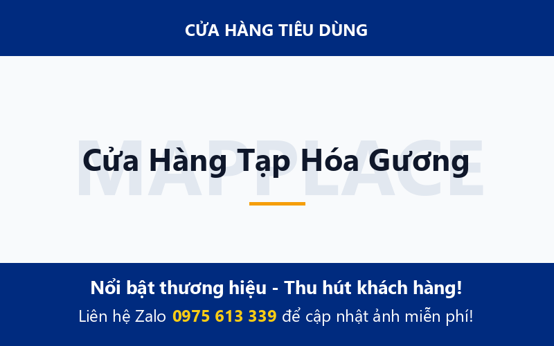 Cửa Hàng Tạp Hóa Gương