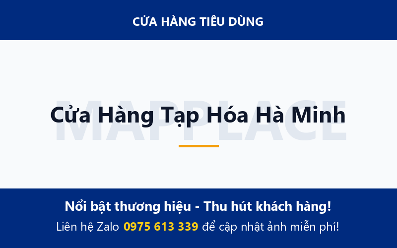 Cửa Hàng Tạp Hóa Hà Minh