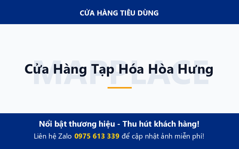 Cửa Hàng Tạp Hóa Hòa Hưng