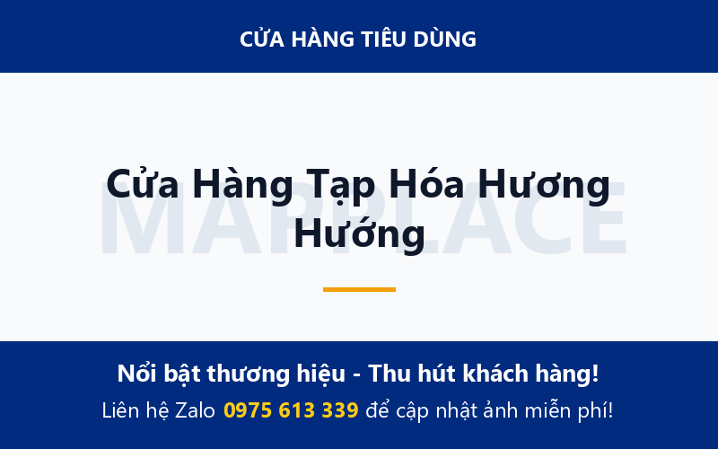 Cửa Hàng Tạp Hóa Hương Hướng