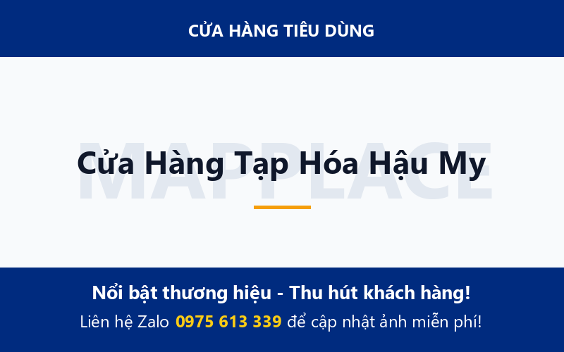 Cửa Hàng Tạp Hóa Hậu My