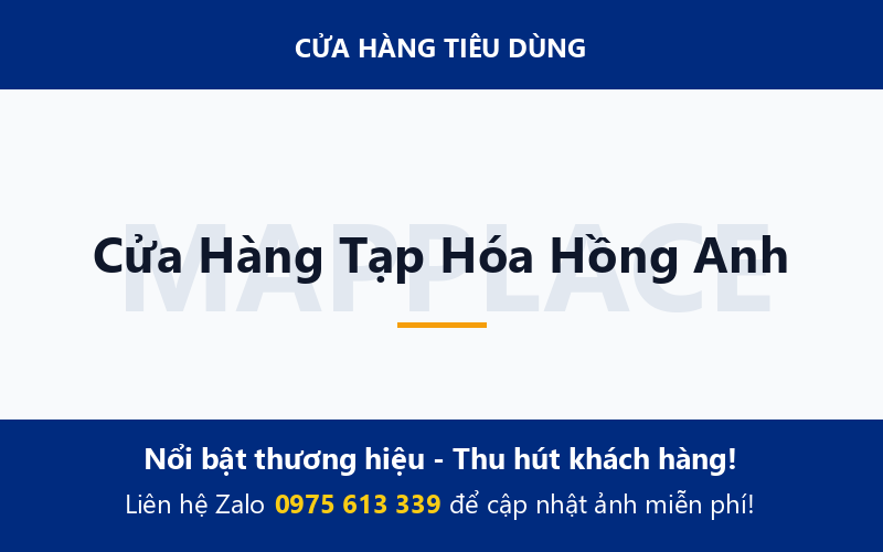 Cửa Hàng Tạp Hóa Hồng Anh
