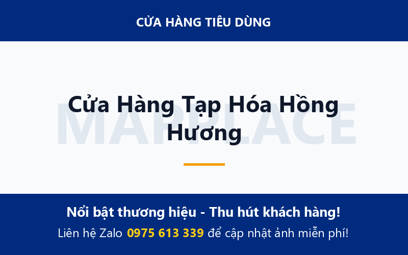 Cửa Hàng Tạp Hóa Hồng Hương