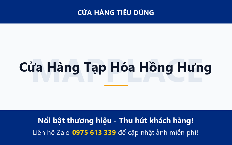 Cửa Hàng Tạp Hóa Hồng Hưng