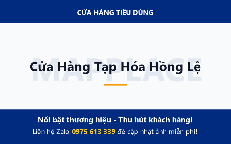 Cửa Hàng Tạp Hóa Hồng Lệ
