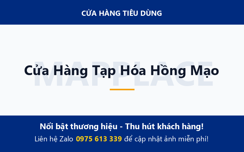 Cửa Hàng Tạp Hóa Hồng Mạo
