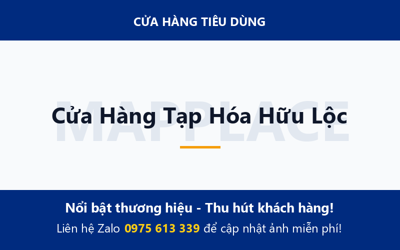 Cửa Hàng Tạp Hóa Hữu Lộc