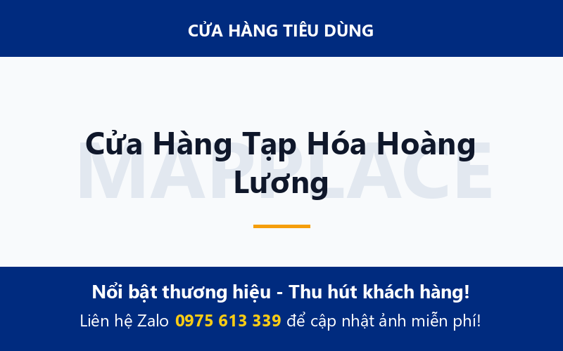 Cửa Hàng Tạp Hóa Hoàng Lương