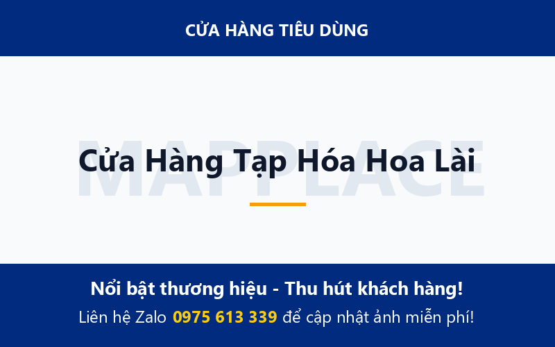 Cửa Hàng Tạp Hóa Hoa Lài