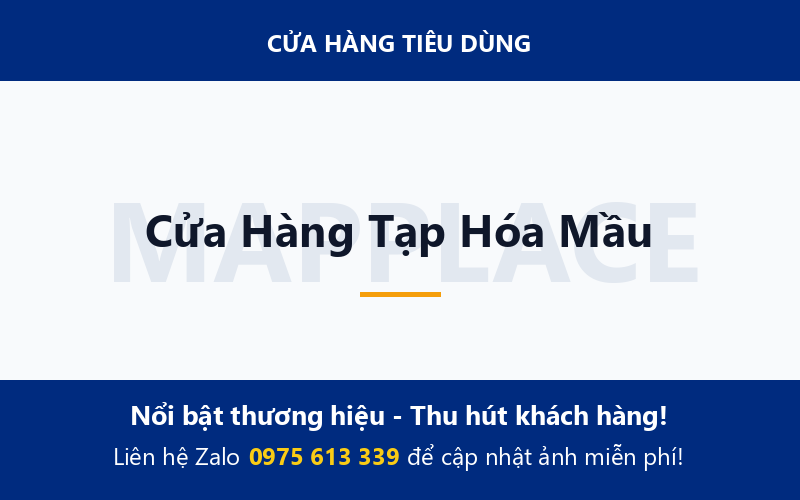 Cửa Hàng Tạp Hóa Mầu