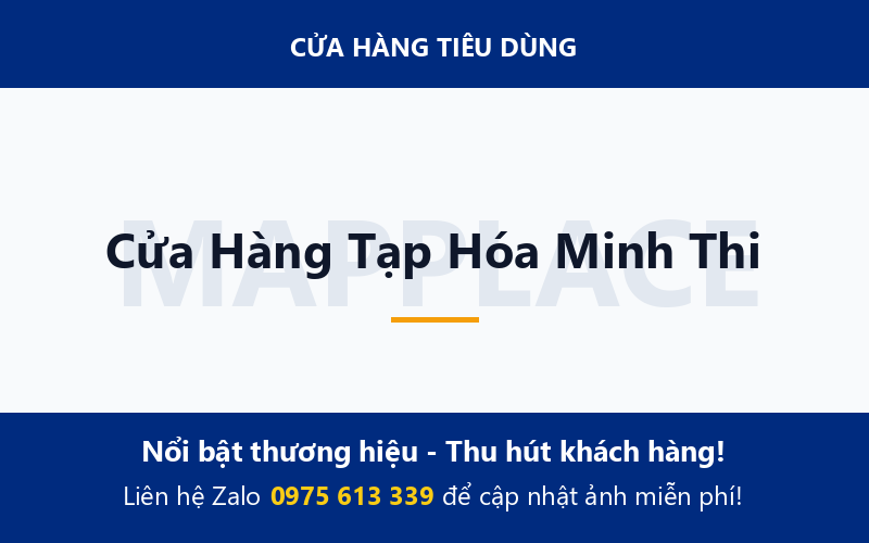 Cửa Hàng Tạp Hóa Minh Thi