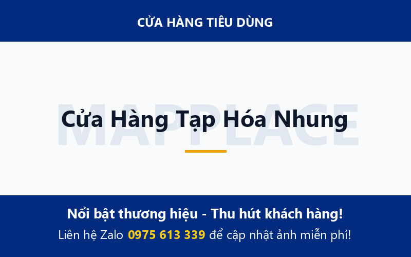 Cửa Hàng Tạp Hóa Nhung
