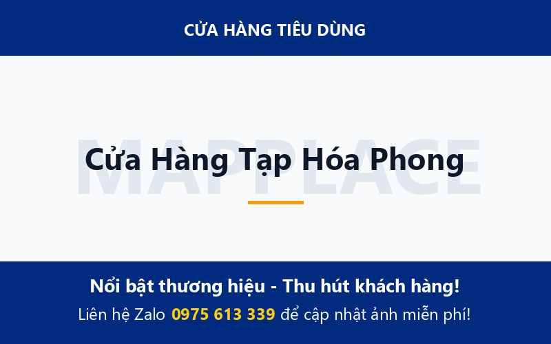 Cửa Hàng Tạp Hóa Phong