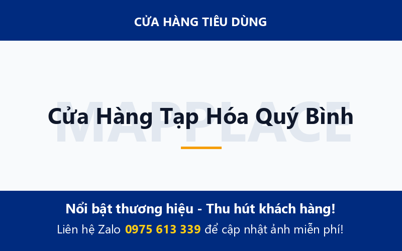 Cửa Hàng Tạp Hóa Quý Bình