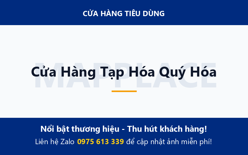 Cửa Hàng Tạp Hóa Quý Hóa