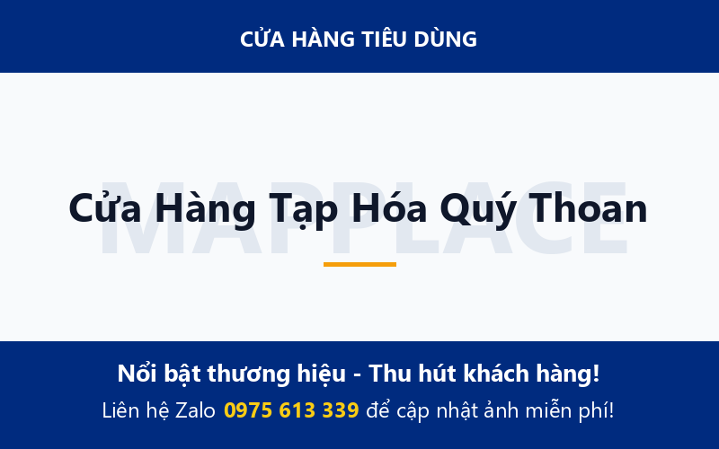 Cửa Hàng Tạp Hóa Quý Thoan