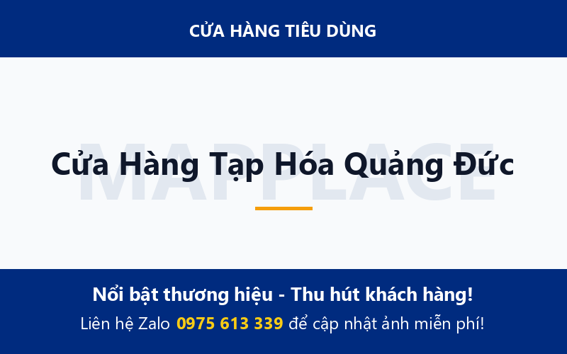 Cửa Hàng Tạp Hóa Quảng Đức