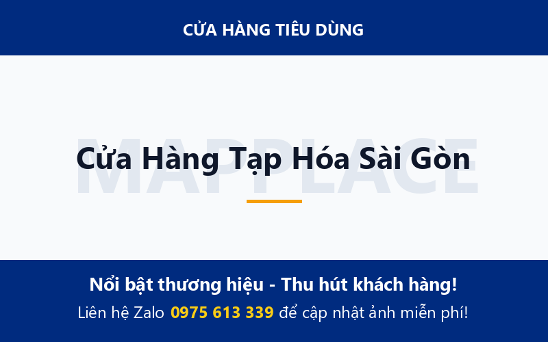 Cửa Hàng Tạp Hóa Sài Gòn