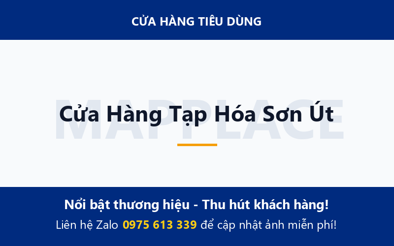Cửa Hàng Tạp Hóa Sơn Út