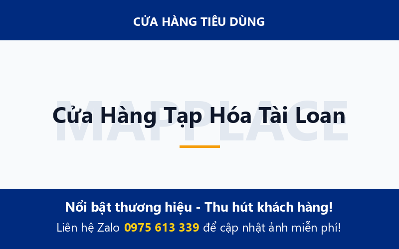 Cửa Hàng Tạp Hóa Tài Loan