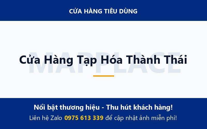Cửa Hàng Tạp Hóa Thành Thái