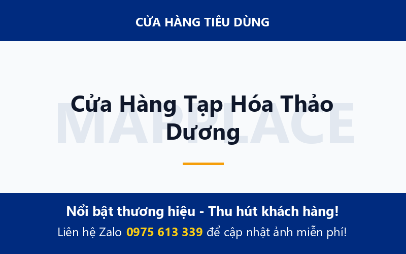 Cửa Hàng Tạp Hóa Thảo Dương