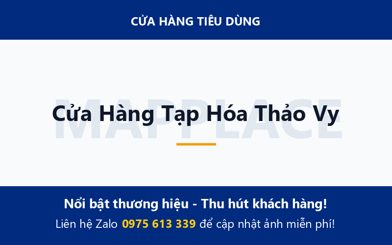 Cửa Hàng Tạp Hóa Thảo Vy