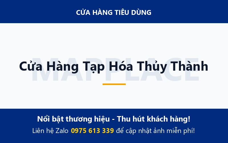 Cửa Hàng Tạp Hóa Thủy Thành