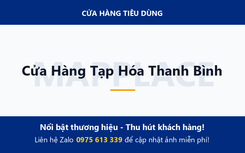 Cửa Hàng Tạp Hóa Thanh Bình