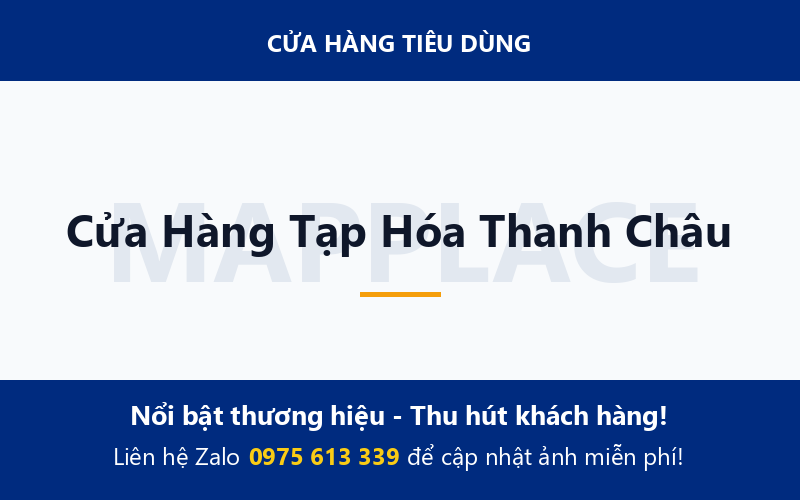 Cửa Hàng Tạp Hóa Thanh Châu