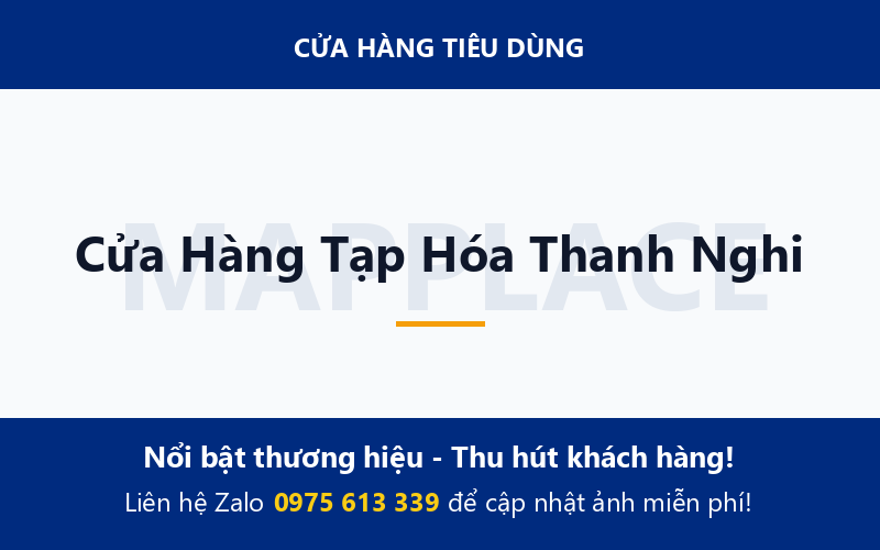 Cửa Hàng Tạp Hóa Thanh Nghi