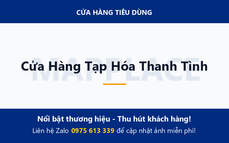 Cửa Hàng Tạp Hóa Thanh Tình