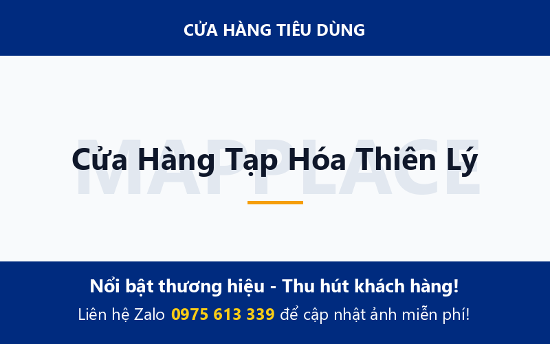 Cửa Hàng Tạp Hóa Thiên Lý