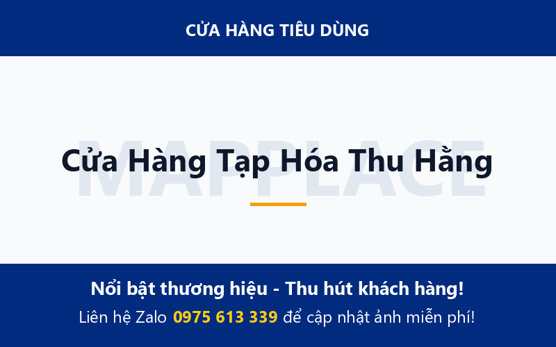 Cửa Hàng Tạp Hóa Thu Hằng