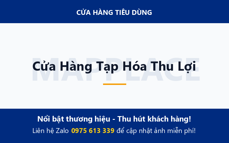 Cửa Hàng Tạp Hóa Thu Lợi